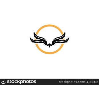 Flying bird icon vector illustration