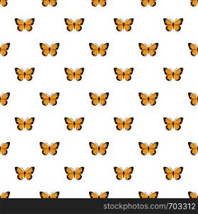 Flying butterfly pattern seamless in flat style for any design. Flying butterfly pattern seamless