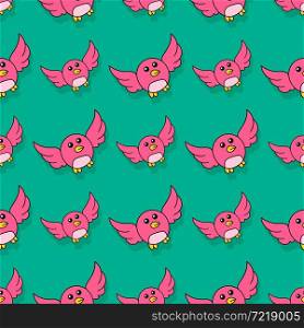 flying chick repeat pattern