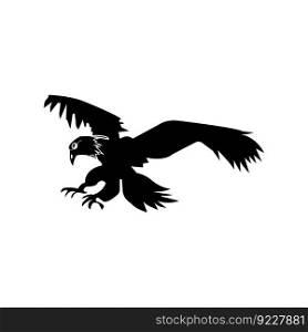 flying eagle icon design vector illustration