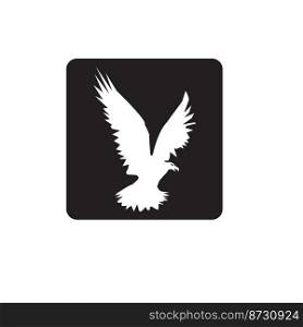 flying eagle icon vector illustration symbol design