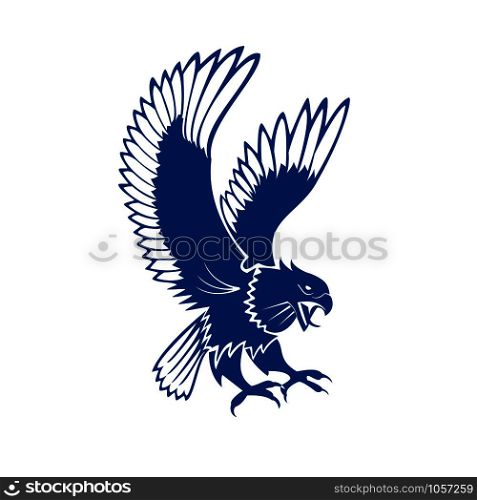 Flying Eagle or Hawk logo design.