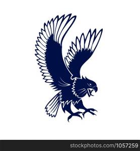 Flying Eagle or Hawk logo design.