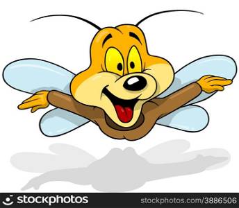 Flying Happy Beetle