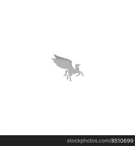 flying horse icon vector illustration design