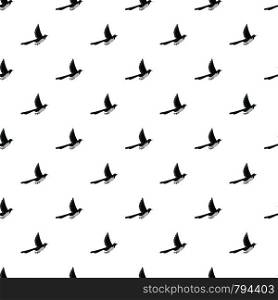 Flying magpie pattern seamless vector repeat for any web design. Flying magpie pattern seamless vector
