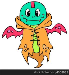 flying monster cartoon character