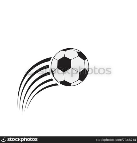 flying soccer ball