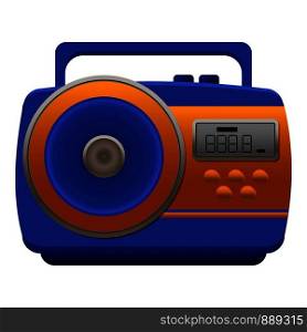 Fm digital radio icon. Cartoon of fm digital radio vector icon for web design isolated on white background. Fm digital radio icon, cartoon style