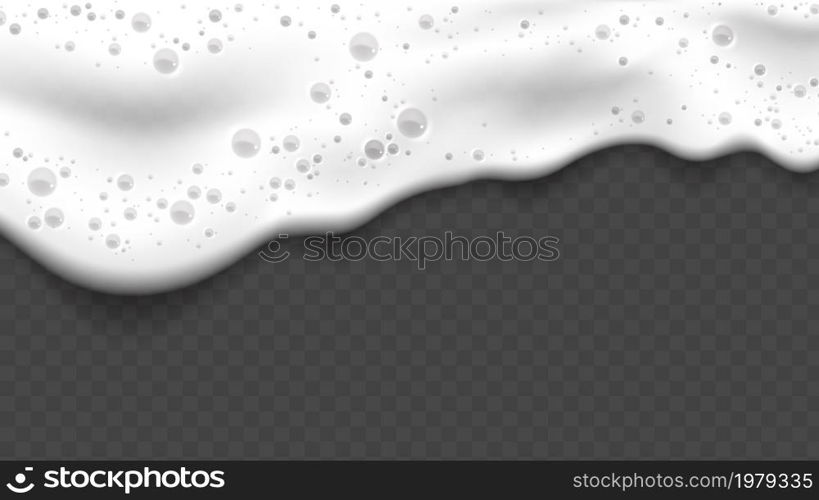 foam background soap bath vector. soapy detergent. liquid wet. 3d realistic illustration. foam background soap bath vector