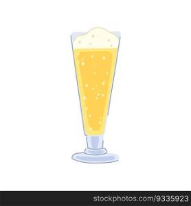 foam beer glass cartoon. drink bar, cold mug foam beer glass sign. isolated symbol vector illustration. foam beer glass cartoon vector illustration