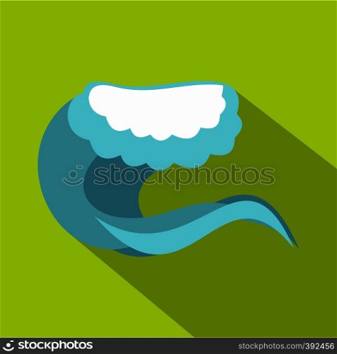 Foamy wave icon. Cartoon illustration of foamy wave vector icon for web. Foamy wave icon, cartoon style