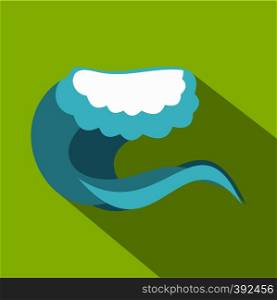 Foamy wave icon. Cartoon illustration of foamy wave vector icon for web. Foamy wave icon, cartoon style