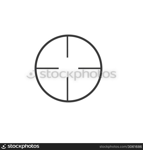 Focus icon, target icon Logo Template vector icon illustration design