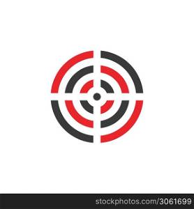 Focus icon, target icon Logo Template vector icon illustration design