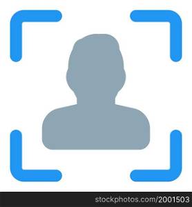 focusing on a user profile picture for the social media layout