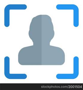focusing on a user profile picture for the social media layout