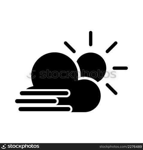 Fog day icon vector design template