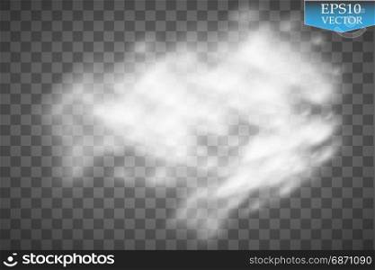 Fog or smoke isolated transparent special effect. White vector cloudiness, mist or smog background.. Fog or smoke isolated transparent special effect. White vector cloudiness, mist or smog background. Vector illustration