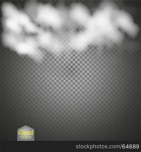 Fog or smoke isolated transparent special effect. White vector cloudiness, mist or smog background. Vector. Fog or smoke isolated transparent special effect. White vector cloudiness, mist or smog background. Vector illustration