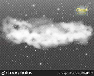 Fog or smoke isolated transparent special effect. White vector cloudiness, mist or smog background. Vector. Fog or smoke isolated transparent special effect. White vector cloudiness, mist or smog background. Vector illustration