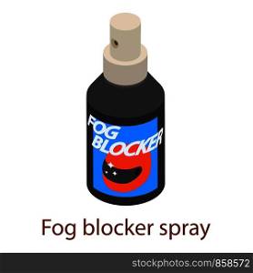 Fog spray icon. Isometric illustration of fog spray vector icon for web. Fog spray icon, isometric 3d style