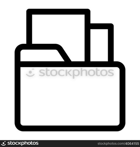 Folder a virtual storage for documents.