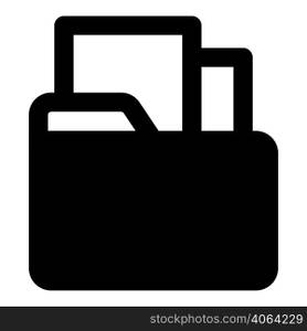 Folder a virtual storage for documents.