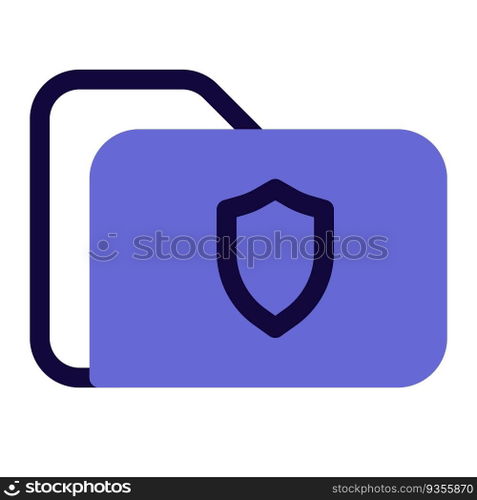 Folder encrypted for data protection