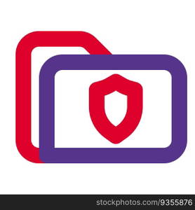 Folder encrypted for data protection