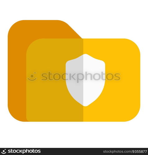 Folder encrypted for data protection