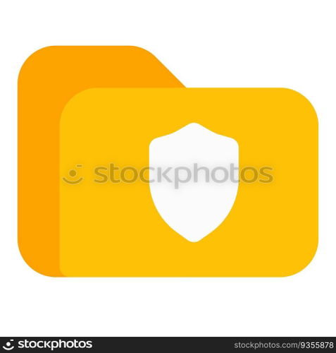 Folder encrypted for data protection