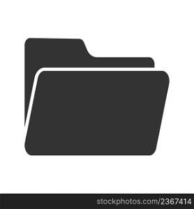 Folder icon. Archive save computer files symbol. Sign portfolio of documents vector.