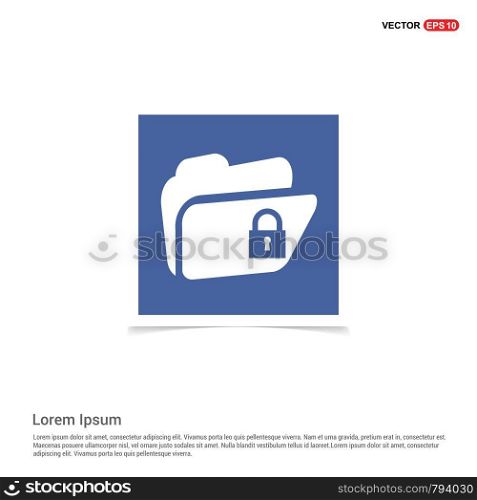 Folder icon - Blue photo Frame