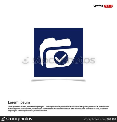 Folder icon - Blue photo Frame