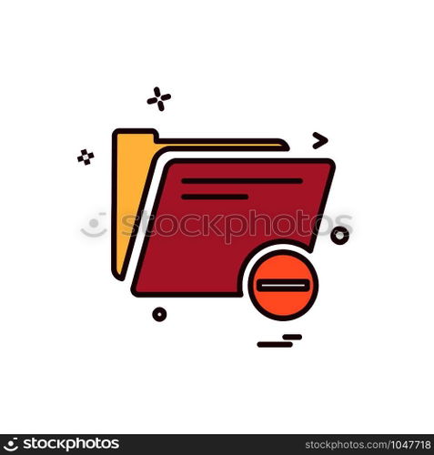 Folder icon design vector