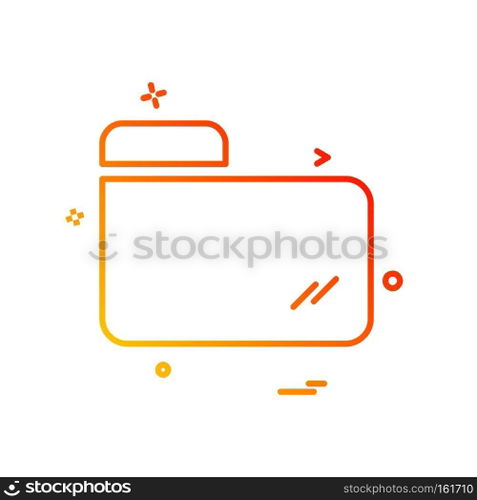 Folder icon design vector