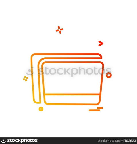 Folder icon design vector