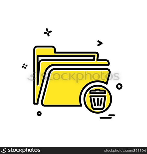 Folder icon design vector