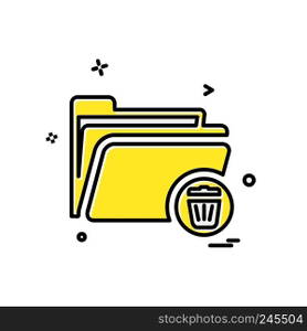 Folder icon design vector