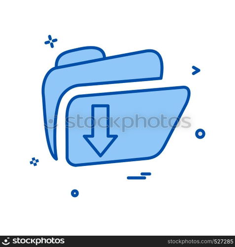 Folder icon design vector