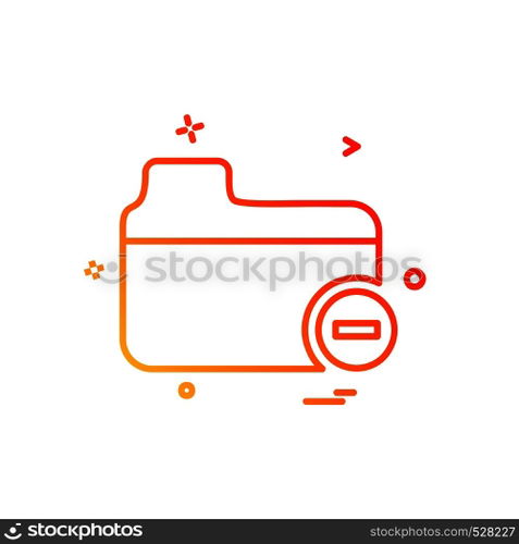 Folder icon design vector