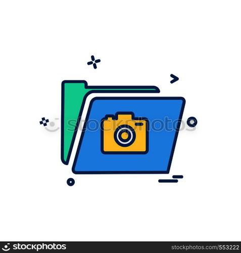 Folder icon design vector