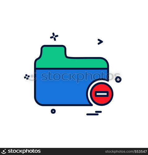 Folder icon design vector