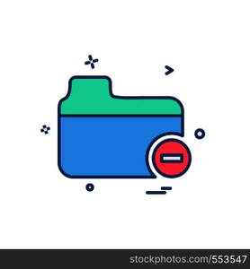 Folder icon design vector