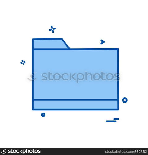 Folder icon design vector