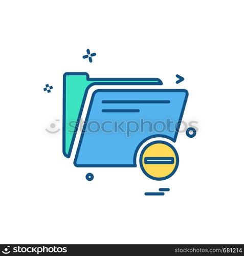 Folder icon design vector