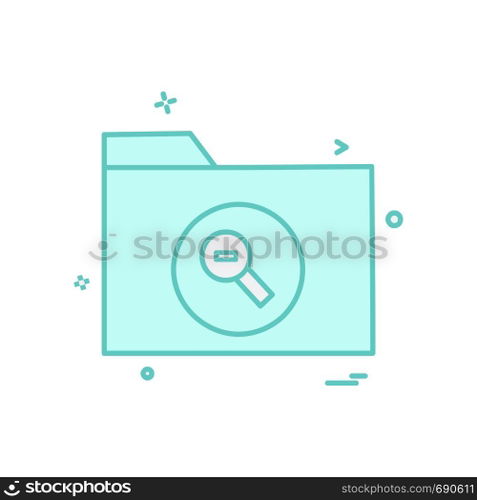 Folder icon design vector