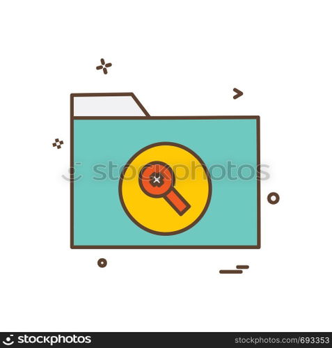 Folder icon design vector