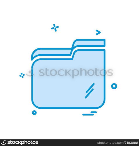 Folder icon design vector